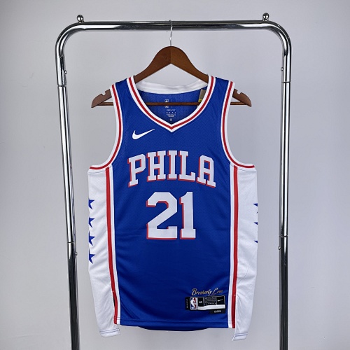 Philadelphia 76ers Joel Embiid #21 23 Season Basketball Jersey