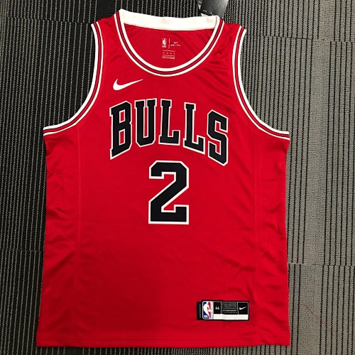 Chicago Bulls LaMelo Ball #2 Red Basketball Jersey