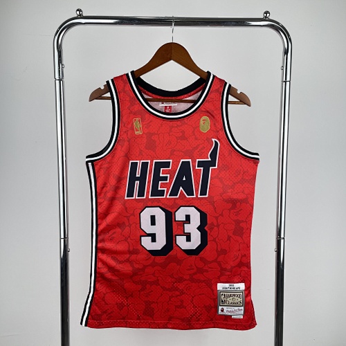 Miami Heat #93 Red Basketball Jersey