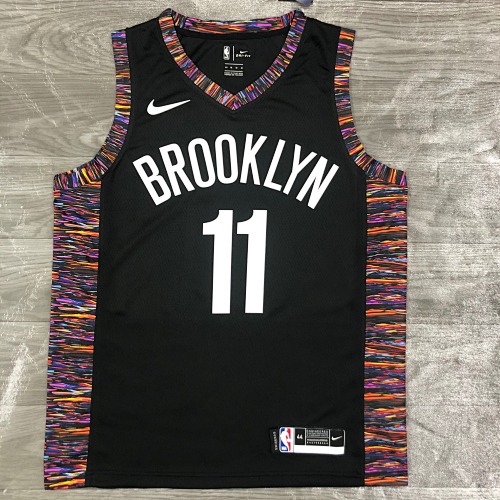 Brooklyn Nets Kyrie Irving #11 City Edition Black 20 Season Basketball Jersey