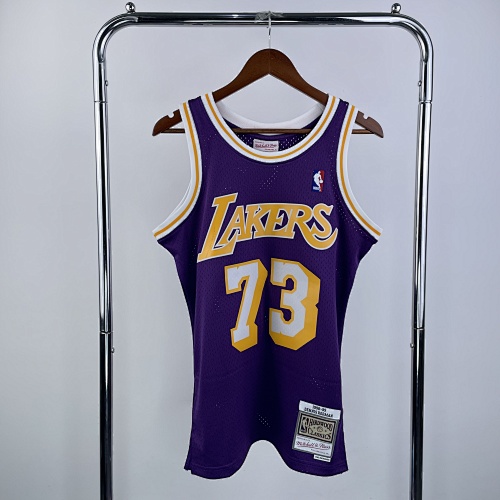 Los Angeles Lakers #73 Retro Edition Purple 99 Season Basketball Jersey
