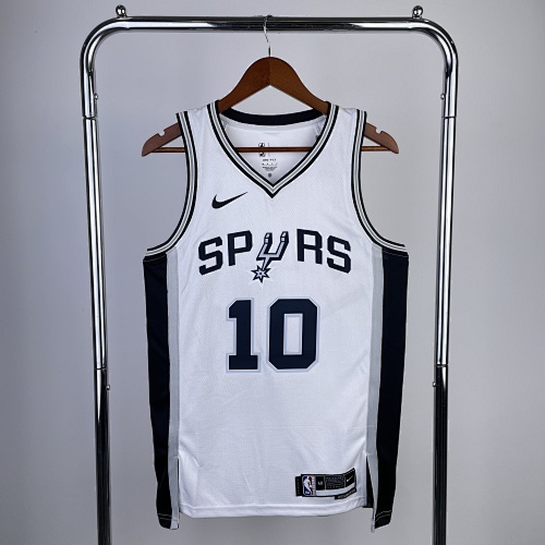 San Antonio Spurs #10 White 23 Season Basketball Jersey