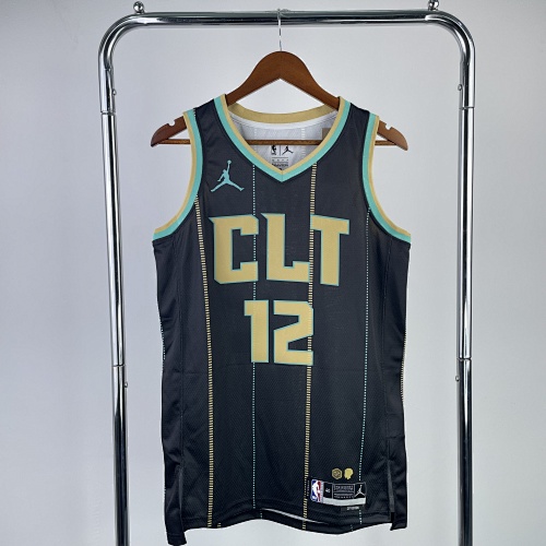 Charlotte Hornets #12 City Edition 23 Season Basketball Jersey