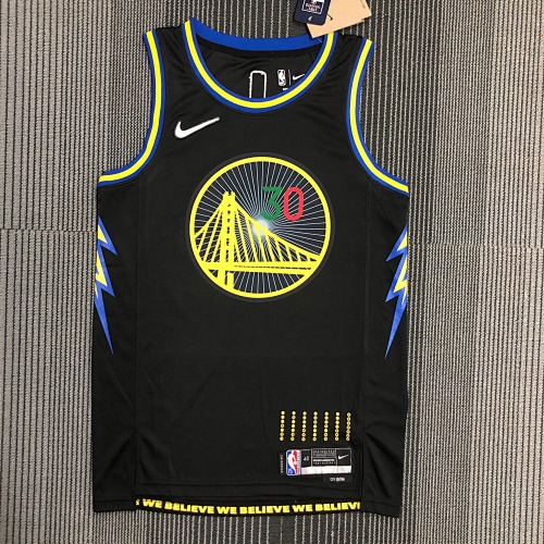 Golden State Warriors #30 City Edition Limited Edition 22 Season Basketball Jersey