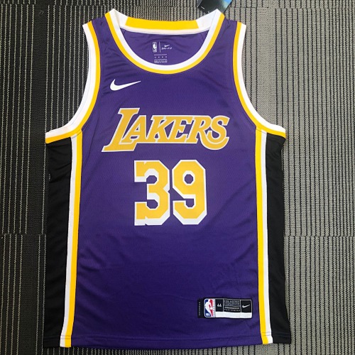 Los Angeles Lakers #39 Purple Basketball Jersey