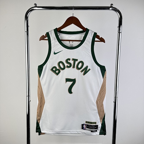 Boston Celtics Jaylen Brown #7 City Edition 24 Season Basketball Jersey