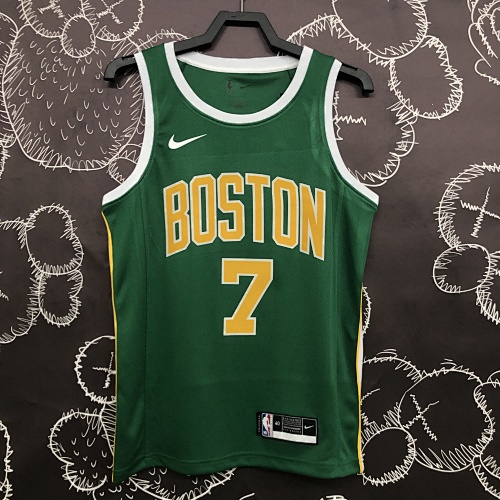 Boston Celtics Jaylen Brown #7 Green Basketball Jersey