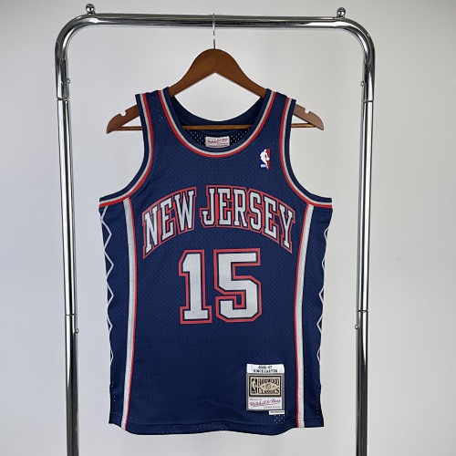 Brooklyn Nets #15 Retro Edition Blue 07 Season Basketball Jersey