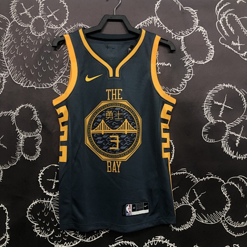 Golden State Warriors Jordan Poole #3 Grey 18 Season Basketball Jersey