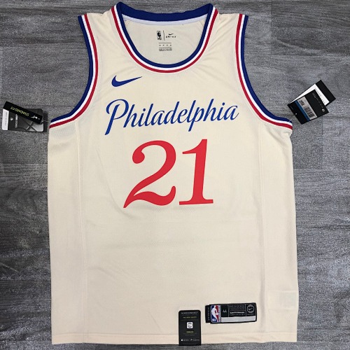 Philadelphia 76ers Joel Embiid #21 City Edition Limited Edition 20 Season Basketball Jersey