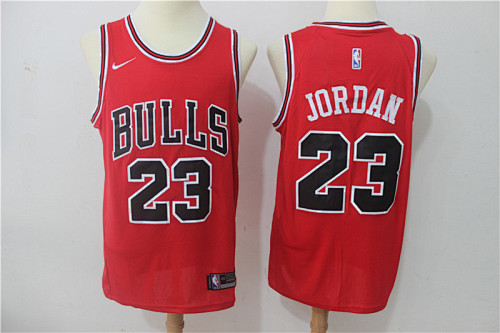 Chicago Bulls Michael Jordan Fan Edition Red Basketball Jersey