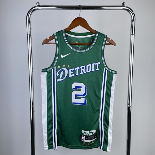 Detroit Pistons Cade Cunningham #2 City Edition 23 Season Basketball Jersey