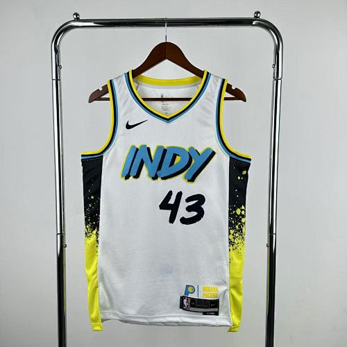Indiana Pacers Pascal Siakam #43 City Edition 25 Season Basketball Jersey