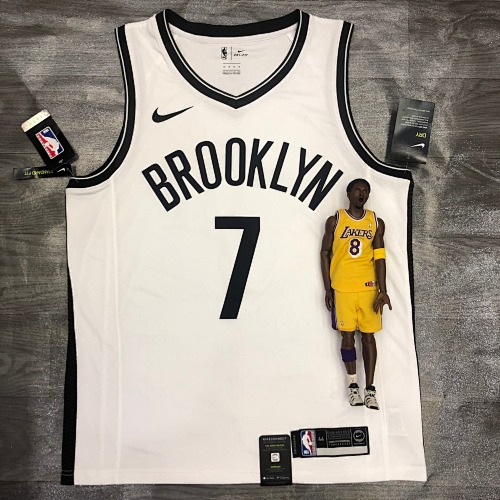 Brooklyn Nets Kevin Durant #7 White Basketball Jersey