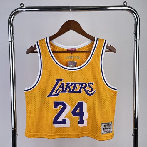 Los Angeles Lakers #24 Retro Edition Yellow Women's Basketball Jersey