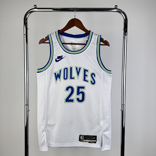 Minnesota Timberwolves Derrick Rose Retro Edition 24 Season Basketball Jersey
