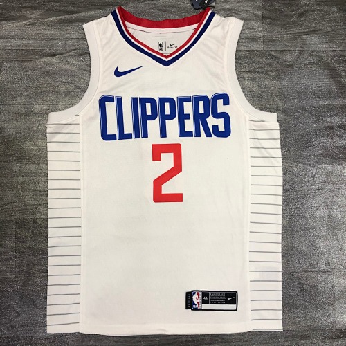 Los Angeles Clippers #2 Limited Edition White 20 Season Basketball Jersey