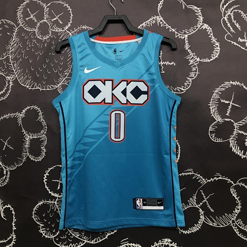 Oklahoma City Thunder #0 City Edition 19 Season Basketball Jersey