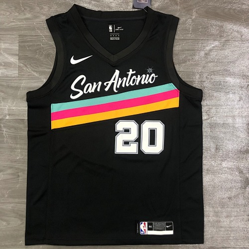 San Antonio Spurs #20 City Edition 21 Season Basketball Jersey