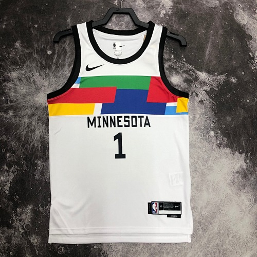 Minnesota Timberwolves Anthony Edwards #1 City Edition 23 Season Basketball Jersey
