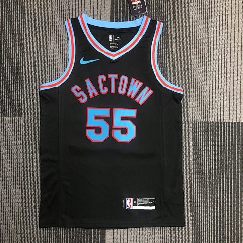 Sacramento Kings Jalen Williams #55 City Edition 21 Season Basketball Jersey