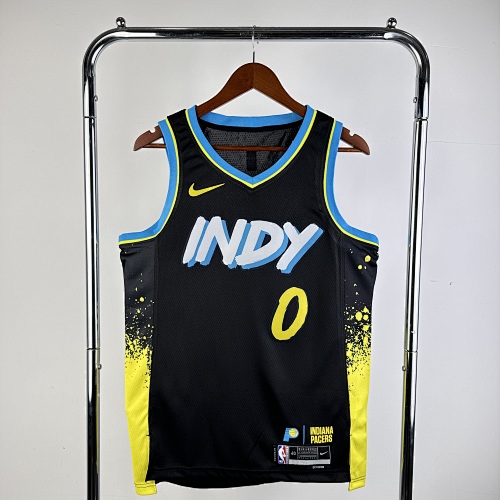 Indiana Pacers #0 City Edition 24 Season Basketball Jersey