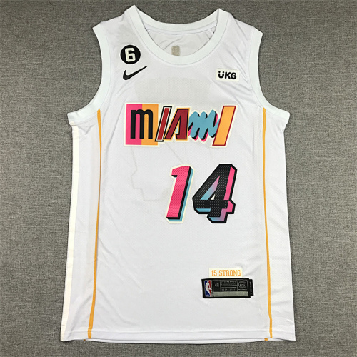 Miami Heat City Edition White 23 Season Basketball Jersey