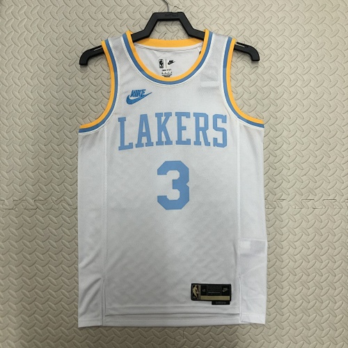 Los Angeles Lakers #3 Retro Edition 23 Season Basketball Jersey