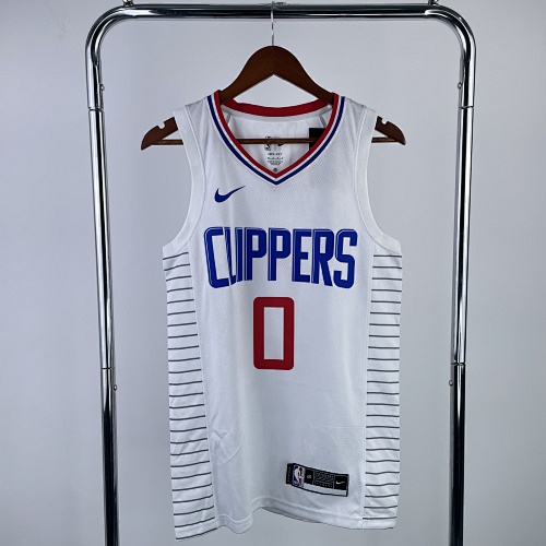 Los Angeles Clippers #0 Limited Edition White Basketball Jersey