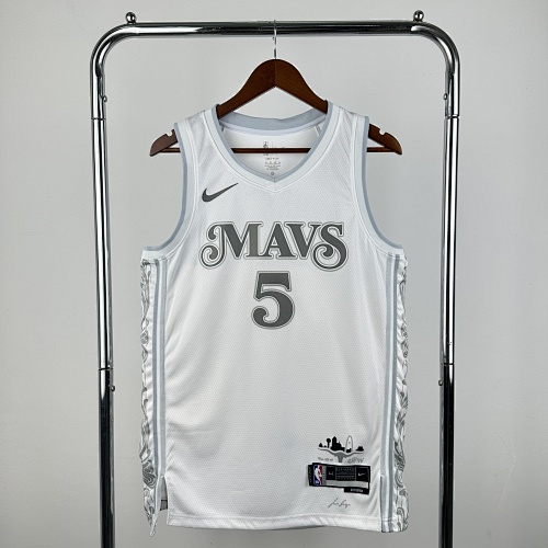 Dallas Mavericks #5 City Edition 25 Season Basketball Jersey