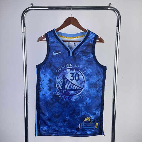 Golden State Warriors Stephen Curry #30 23 Season Basketball Jersey