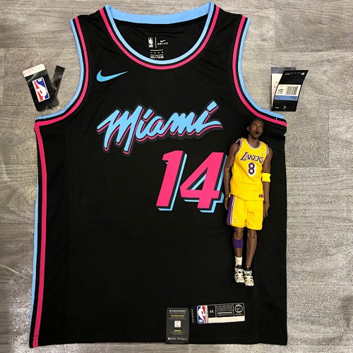 Miami Heat #14 Black Basketball Jersey