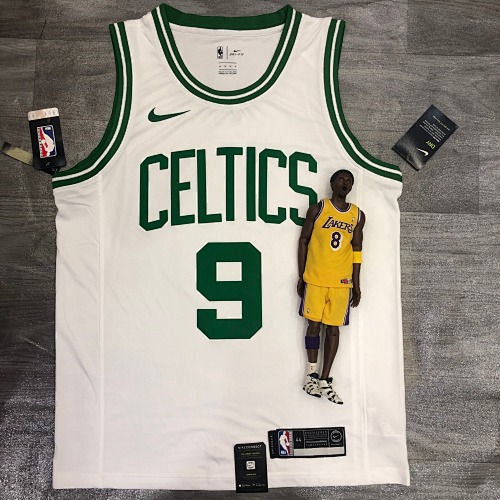 Boston Celtics #9 Retro Edition White Basketball Jersey