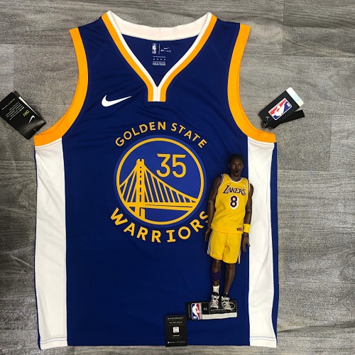 Golden State Warriors Kevin Durant #35 20 Season Basketball Jersey
