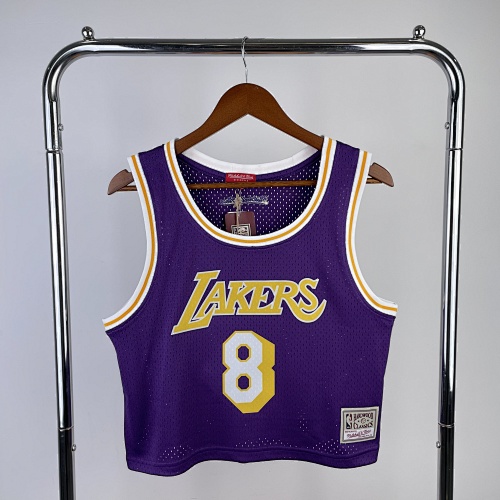 Los Angeles Lakers #8 Retro Edition Purple Women's Basketball Jersey