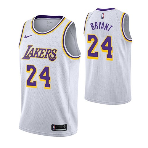Los Angeles Lakers Retro Edition Fan Edition White Basketball Jersey