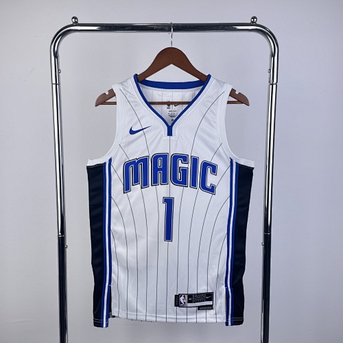 Orlando Magic #1 Home White 23 Season Basketball Jersey