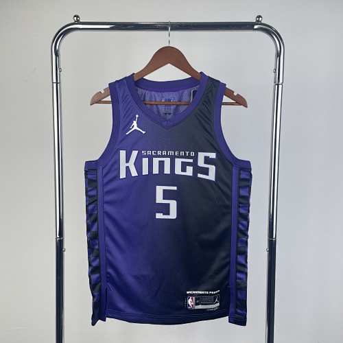 Sacramento Kings De'Aaron Fox #5 Limited Edition Jumpman 24 Season Basketball Jersey