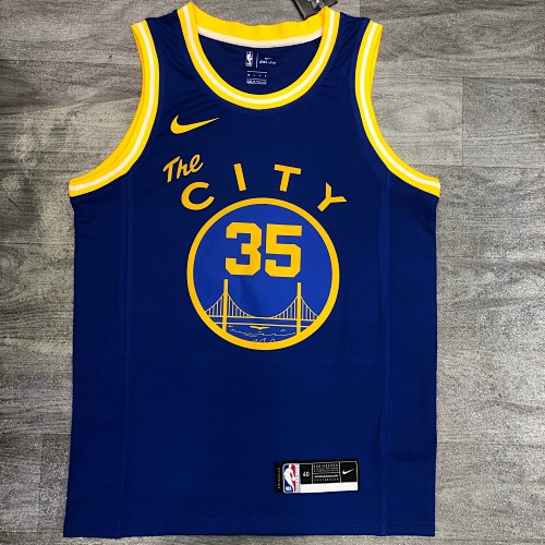 Golden State Warriors Kevin Durant #35 21 Season Basketball Jersey