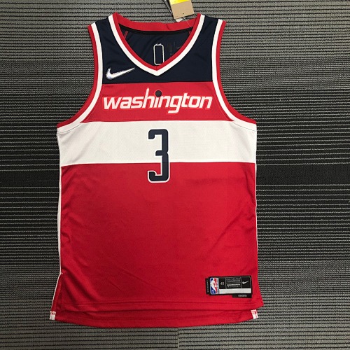 Washington Wizards Bradley Beal #3 Red Basketball Jersey