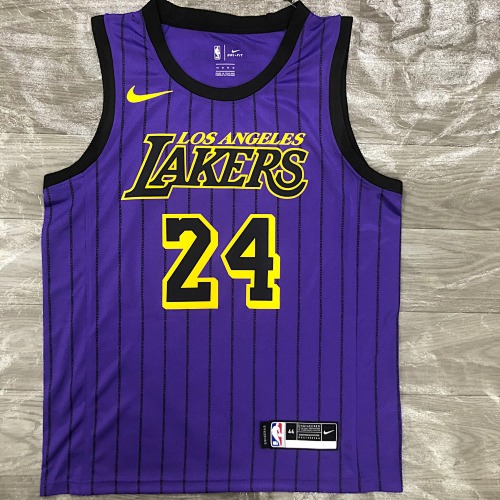 Los Angeles Lakers #24 Limited Edition Purple 18 Season Basketball Jersey