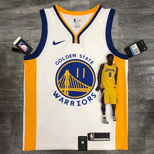 Golden State Warriors Klay Thompson White 20 Season Basketball Jersey
