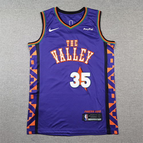 Phoenix Suns Kevin Durant City Edition Purple Basketball Jersey