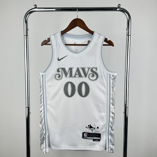 Dallas Mavericks #0 City Edition 25 Season Basketball Jersey