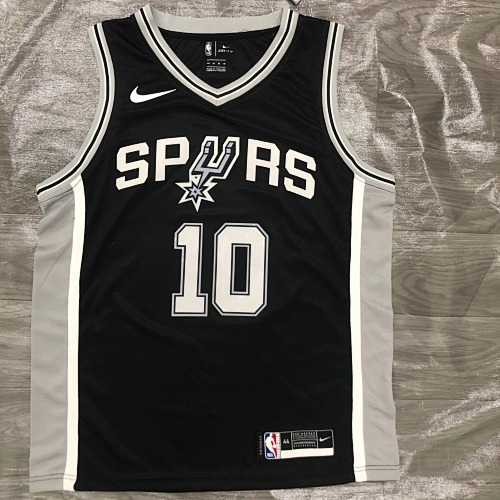 San Antonio Spurs DeMar DeRozan #10 Black Basketball Jersey