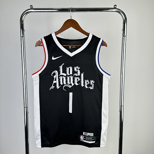 Los Angeles Clippers James Harden #1 Black 21 Season Basketball Jersey