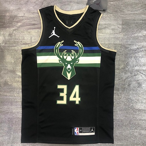 Milwaukee Bucks Giannis Antetokounmpo #34 Limited Edition 21 Season Basketball Jersey