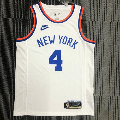 New York Knicks Derrick Rose #4 Retro Edition Basketball Jersey