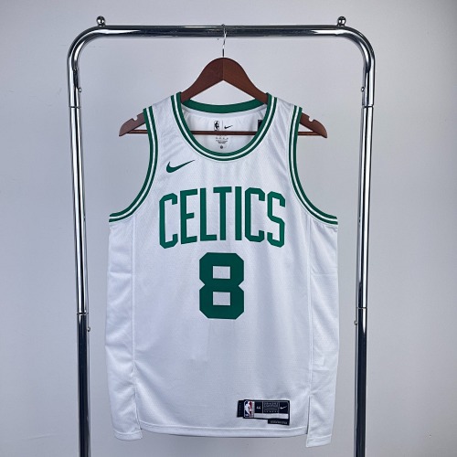 Boston Celtics #8 White 23 Season Basketball Jersey