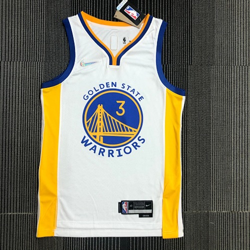 Golden State Warriors Jordan Poole #3 White Basketball Jersey